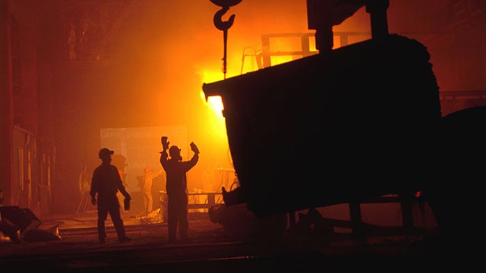 When should idled steel capacity be restarted?