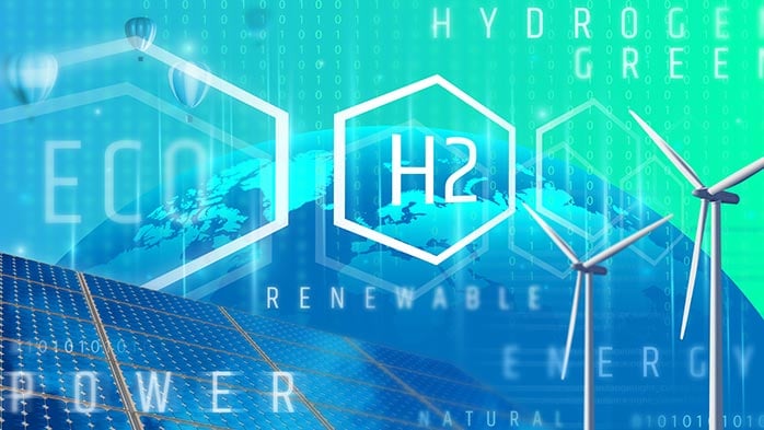 Green hydrogen graphic