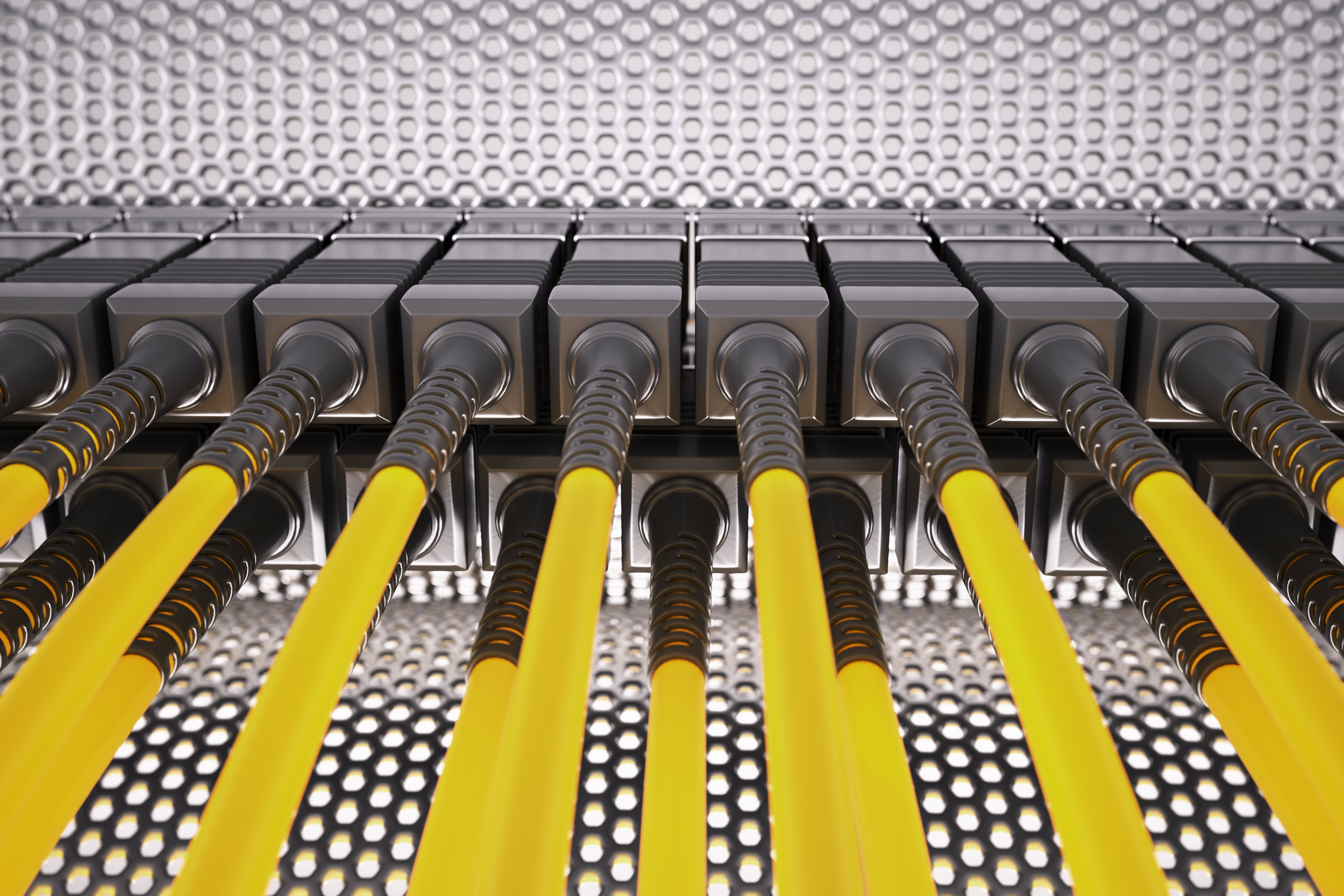 Optical fiber server